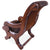 Reclaimed Wood Hair-On Cowhide Handcrafted Chair - C207-FC