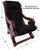 Reclaimed Wood Hair-On Cowhide Handcrafted Chair - C209-FC