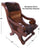 Reclaimed Wood Hair-On Cowhide Handcrafted Chair - C211-FC