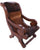 Reclaimed Wood Hair-On Cowhide Handcrafted Chair - C211-FC