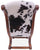 Reclaimed Wood Hair-On Cowhide Handcrafted Chair - C212-FC