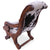 Reclaimed Wood Hair-On Cowhide Handcrafted Chair - C212-FC