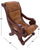 Reclaimed Wood Hair-On Cowhide Handcrafted Chair - C214-FC