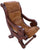 Reclaimed Wood Hair-On Cowhide Handcrafted Chair - C214-FC