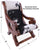 Reclaimed Wood Hair-On Cowhide Handcrafted Chair - C215-FC
