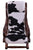 Reclaimed Wood Hair-On Cowhide Handcrafted Chair - C218-FC