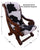Reclaimed Wood Hair-On Cowhide Handcrafted Chair - C218-FC