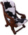 Reclaimed Wood Hair-On Cowhide Handcrafted Chair - C218-FC