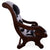 Reclaimed Wood Hair-On Cowhide Handcrafted Chair - C218-FC