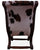 Reclaimed Wood Hair-On Cowhide Handcrafted Chair - C219-FC