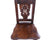 Reclaimed Wood Dining Chair - Handcarved Back Sunflower - DC110