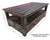 Solid Wood Handcrafted Coffee Table - 18"H x 47"W x 24"D