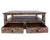 Solid Wood Handcrafted Coffee Table - 18"H x 47"W x 24"D