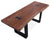 Solid Wood Bench & U Shape Black Legs - 18"H x 43"W x 15.7"D