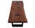 Solid Wood Bench & U Shape Black Legs - 18"H x 43"W x 15.7"D