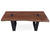 Solid Wood Bench & U Shape Grey Legs - 18"H x 43"W x 15.7"D