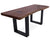 Solid Wood Bench & U Shape Grey Legs - 18"H x 43"W x 15.7"D