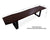 Solid Wood Handmade Dining Bench With Metal Legs - 18"H x 79"W x 15.7"D