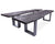 Grey Solid Wood Handmade Dining Bench With Metal Legs - 18"H x 79"W x 15.7"D
