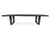 Grey Solid Wood Handmade Dining Bench With Metal Legs - 18"H x 79"W x 15.7"D