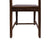 Solid Wood Handmade Dining Chair Set of Two With Texture - 40"H x 18"W x 18.5"D