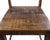 Solid Wood Handmade Dining Chair Set of Two With Texture - 40"H x 18"W x 18.5"D