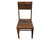 Solid Wood Handmade Dining Chair Set of Two - 40"H x 18"W x 18.5"D