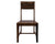 Solid Wood Handmade Dining Chair Set of Two - 40"H x 18"W x 18.5"D