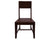 Solid Wood Handmade Dining Chair Set of Two - 40"H x 18"W x 18.5"D
