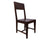 Solid Wood Handmade Dining Chair Set of Two - 40"H x 18"W x 18.5"D