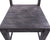 Grey Solid Wood Handmade Dining Chair Set of Two - 40"H x 18"W x 18.5"D