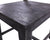 Grey Solid Wood Handmade Dining Chair Set of Two - 40"H x 18"W x 18.5"D
