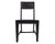 Grey Solid Wood Handmade Dining Chair Set of Two - 40"H x 18"W x 18.5"D
