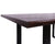 Solid Wood Handmade Dining Table With Metal Legs - 30"H x 94"W x 39.4"D