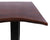Solid Wood Handmade Dining Table With Metal Legs - 30"H x 71"W x 35.4"D
