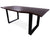Solid Wood Handmade Dining Table With Metal Legs - 30"H x 87"W x 39.4"D