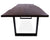 Solid Wood Handmade Dining Table With Metal Legs - 30"H x 63"W x 35.4"D