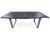 Grey Solid Wood Handmade Dining Table With Metal Legs - 31"H x 86.6"W x 39.4"D