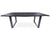 Grey Solid Wood Handmade Dining Table With Metal Legs - 31"H x 86.6"W x 39.4"D