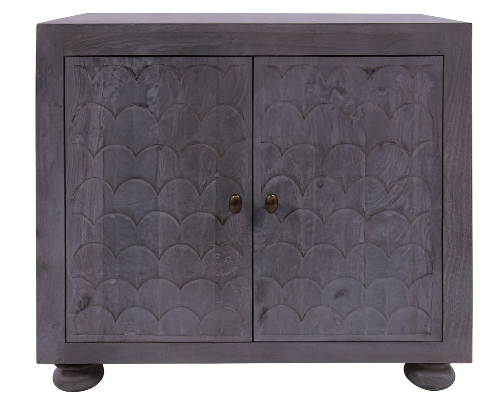 Solid Wood Handcrafted Sideboard Cabinet - 32"H x 32"W x 14"D