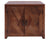 Solid Wood Handcrafted Sideboard Cabinet - 34"H x32"W x 14"D