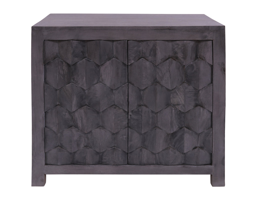 Solid Wood Handcrafted Sideboard Cabinet - 31"H x 32"W x 12"D