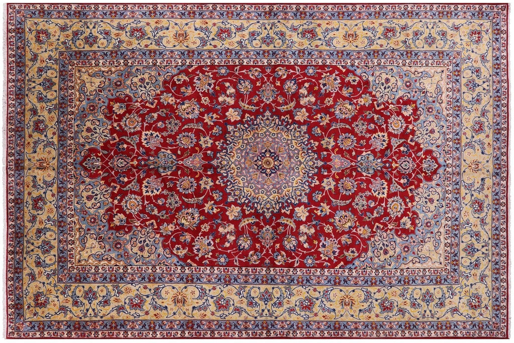 Super Fine Persian Isfahan Hand Knotted Wool Rug - Manhattan Rugs