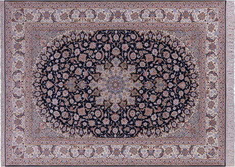 Persian Isfahan Wool & Silk Rug - Manhattan Rugs
