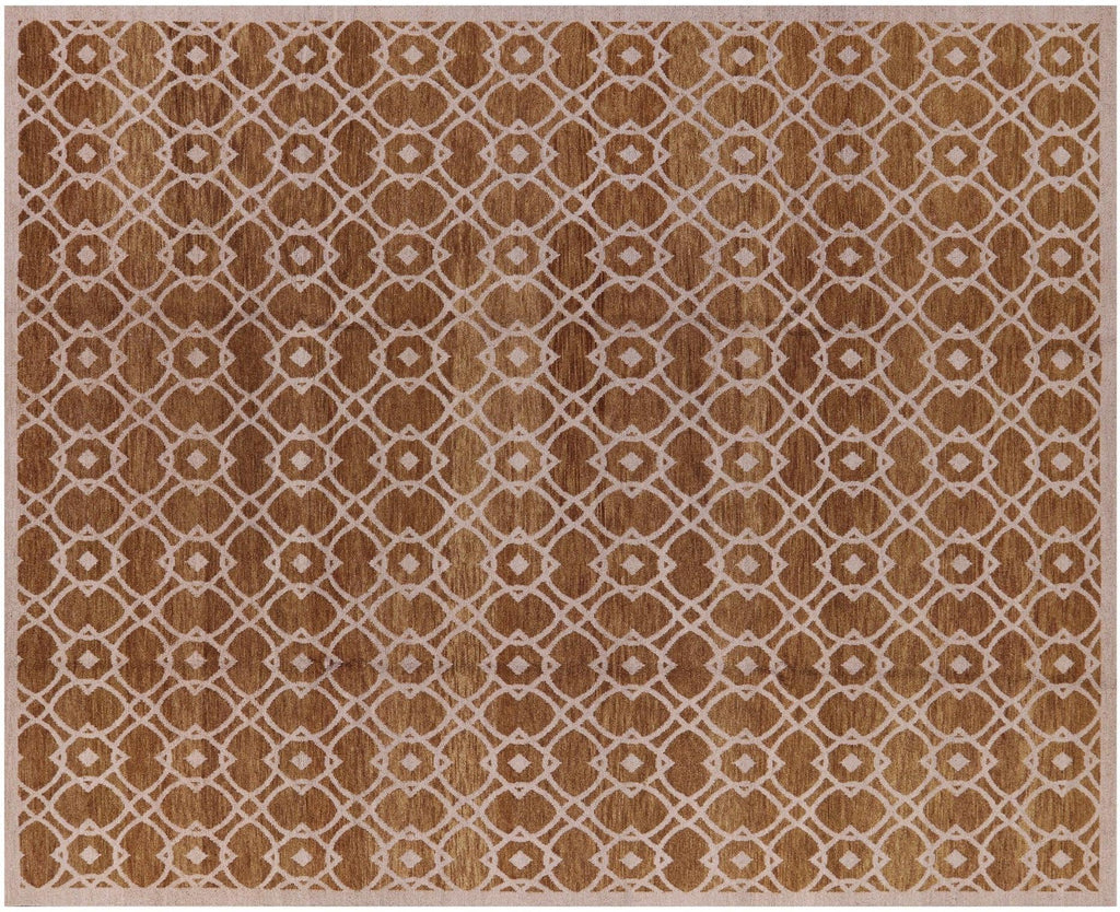 Modern Hand Knotted Wool Area Rug - Manhattan Rugs