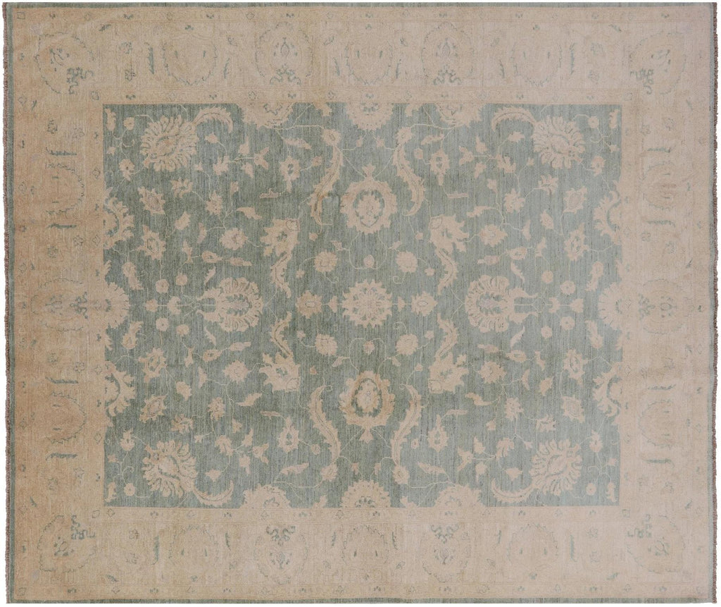 Turkish Oushak Hand-Knotted Wool Rug - Manhattan Rugs