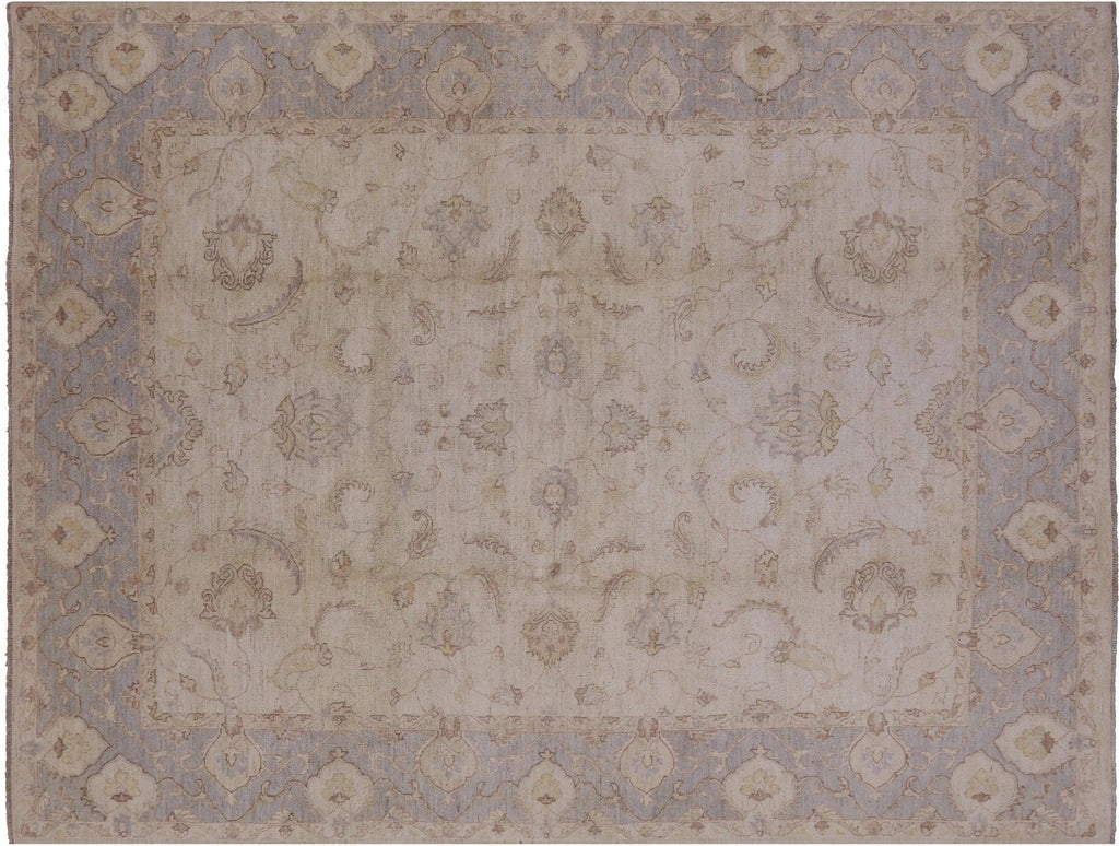 Washed Out Turkish Oushak Hand Knotted Area Rug - Manhattan Rugs