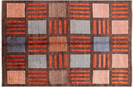 Gabbeh Hand-Knotted Wool Rug - Manhattan Rugs
