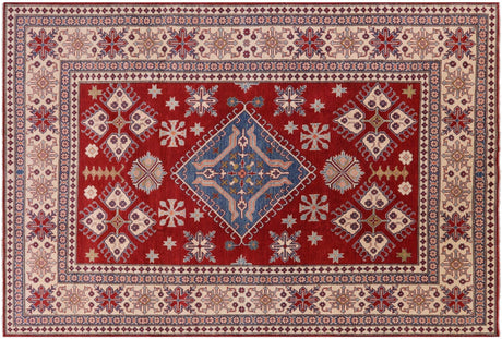 Kazak Hand Knotted Wool Rug - Manhattan Rugs