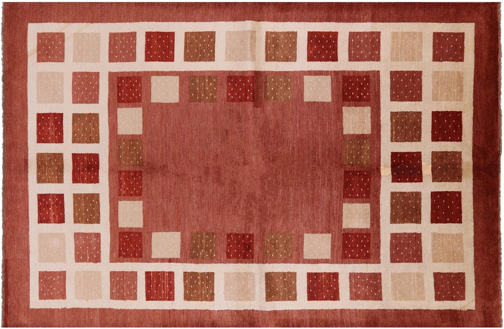 Hand-Knotted Gabbeh Wool Area Rug - Manhattan Rugs